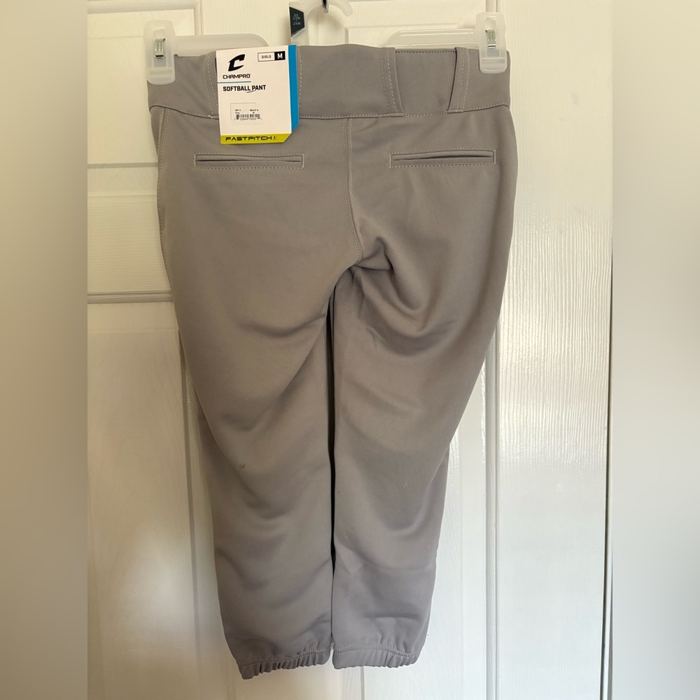 Champro Gray Kids Softball Pants